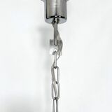 Lustre Sputnik chromé vintage par Reggiani Italie années 1970