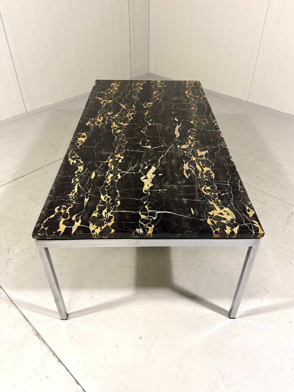 Florence Knoll coffee table nero portoro marble table top 1960’s