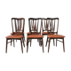 Set of 6 chairs Danish rosewood Estampillees twentieth century