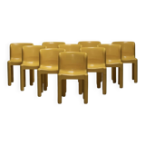 Chairs model 4875 by Carlo Bartoli for Kartell, 1970s, set of 10