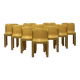 Chairs model 4875 by Carlo Bartoli for Kartell, 1970s, set of 10