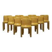 Chairs model 4875 by Carlo Bartoli for Kartell, 1970s, set of 10