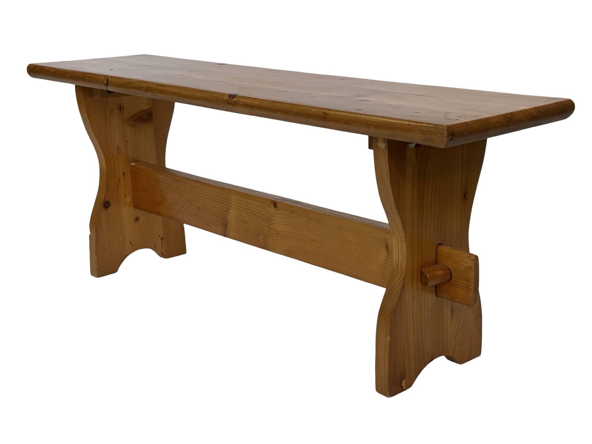 Vintage Pine Bench – 1960s Scandinavian Design small model