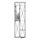 Mid-Century Modern wall coat rack from the 1950s.