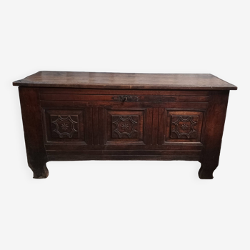 Louis XIV oak chest 19th