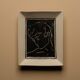 Vide-poche en céramique noire et blanche