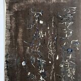 Original lithograph by zao wou-ki, untitled, 1957 (agerup 113)