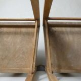 2 vintage wooden farmhouse chairs