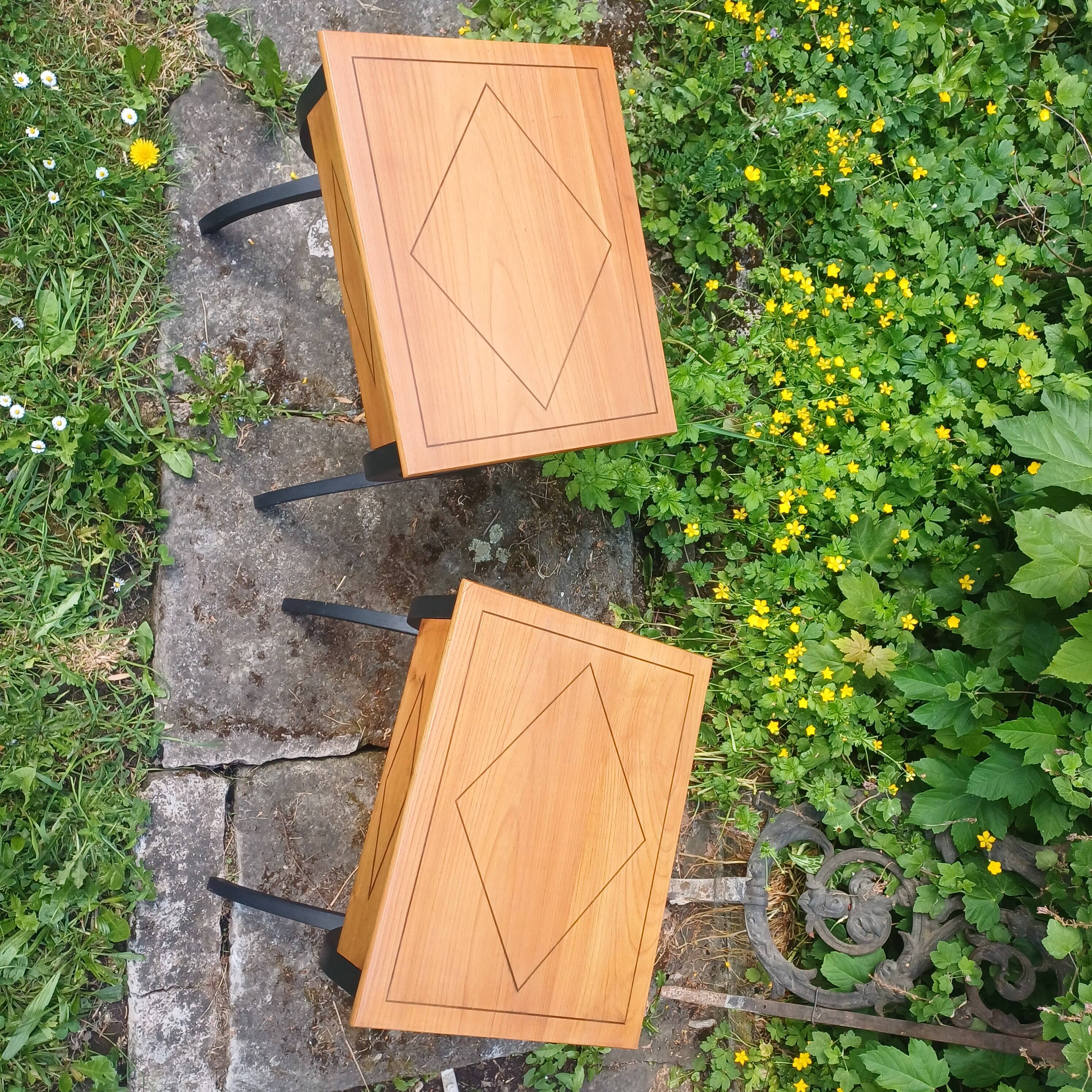 Paire de chevets style directoire