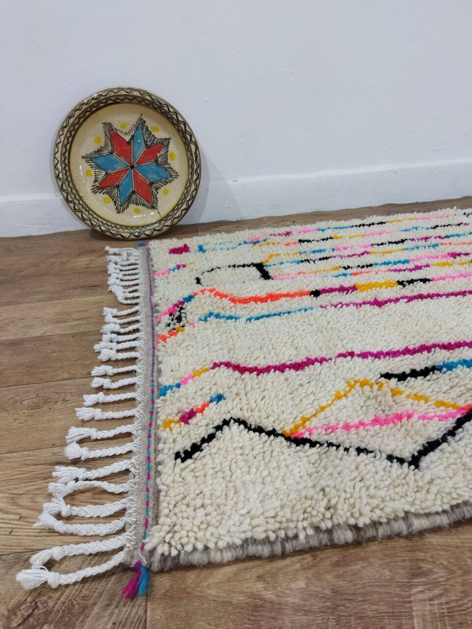 Handcrafted Moroccan Berber Rug 138 X 100 CM