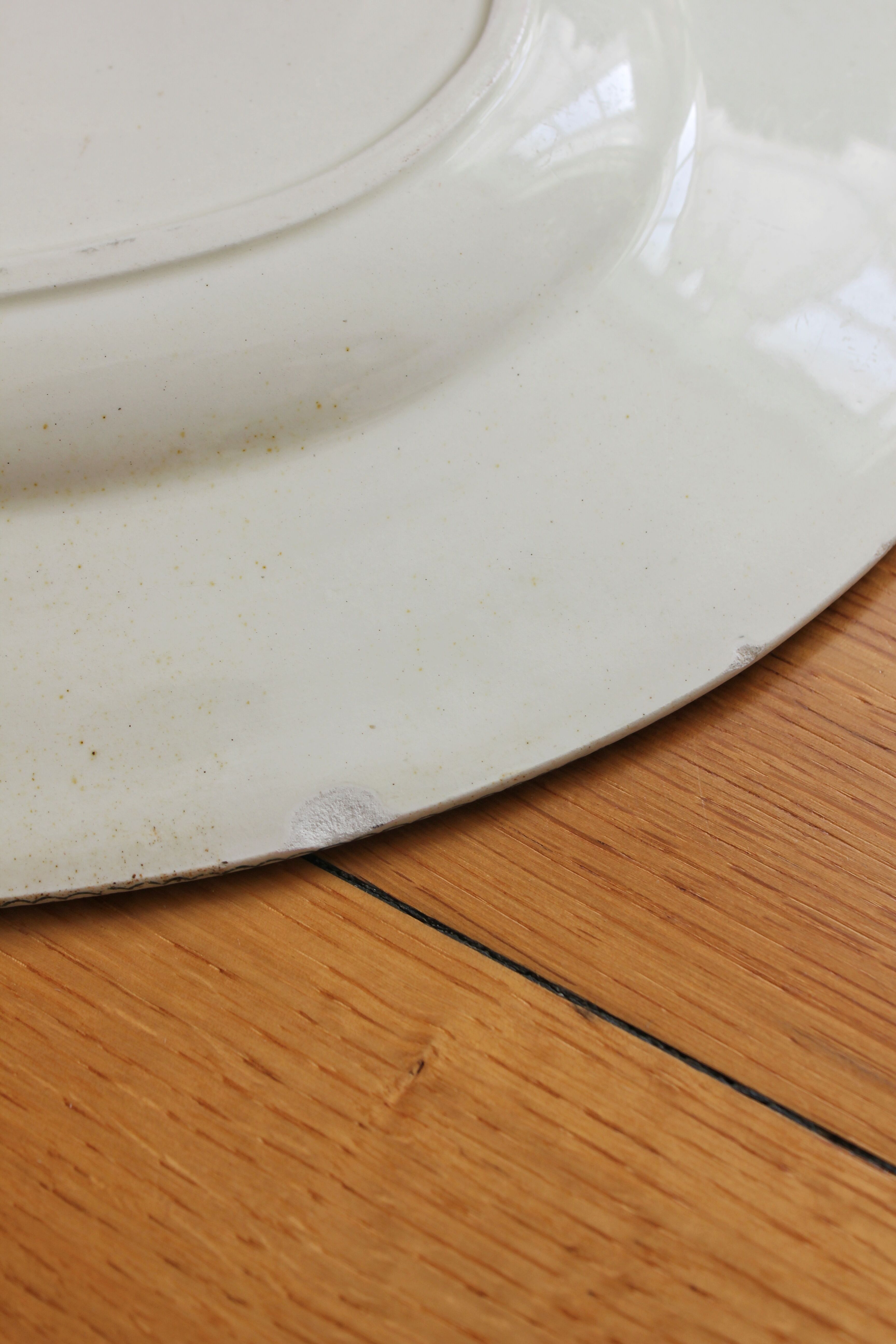 Oval ironstone dish from Salins