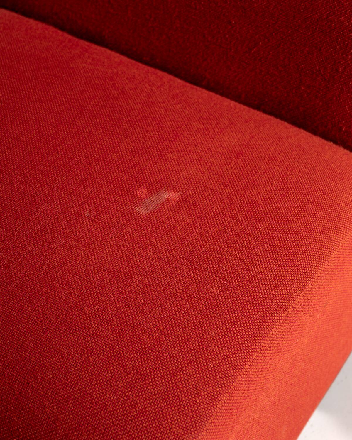 Modular Sofa in Red Fabric, Italy, 1970s