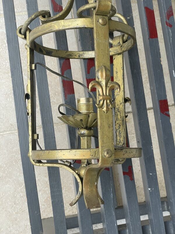 Old Outdoor Suspension Lamp