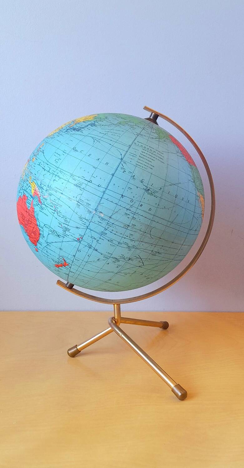 Tripod globe, 1969