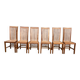 6 chaises en bois de teck