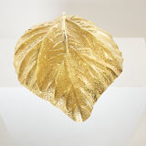 Lampe Rhubarbe en laiton par Tommaso Barbi 1970
