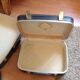 Set of three grey air hostess suitcases / vintage 60s-70s
