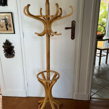 Wooden coat rack