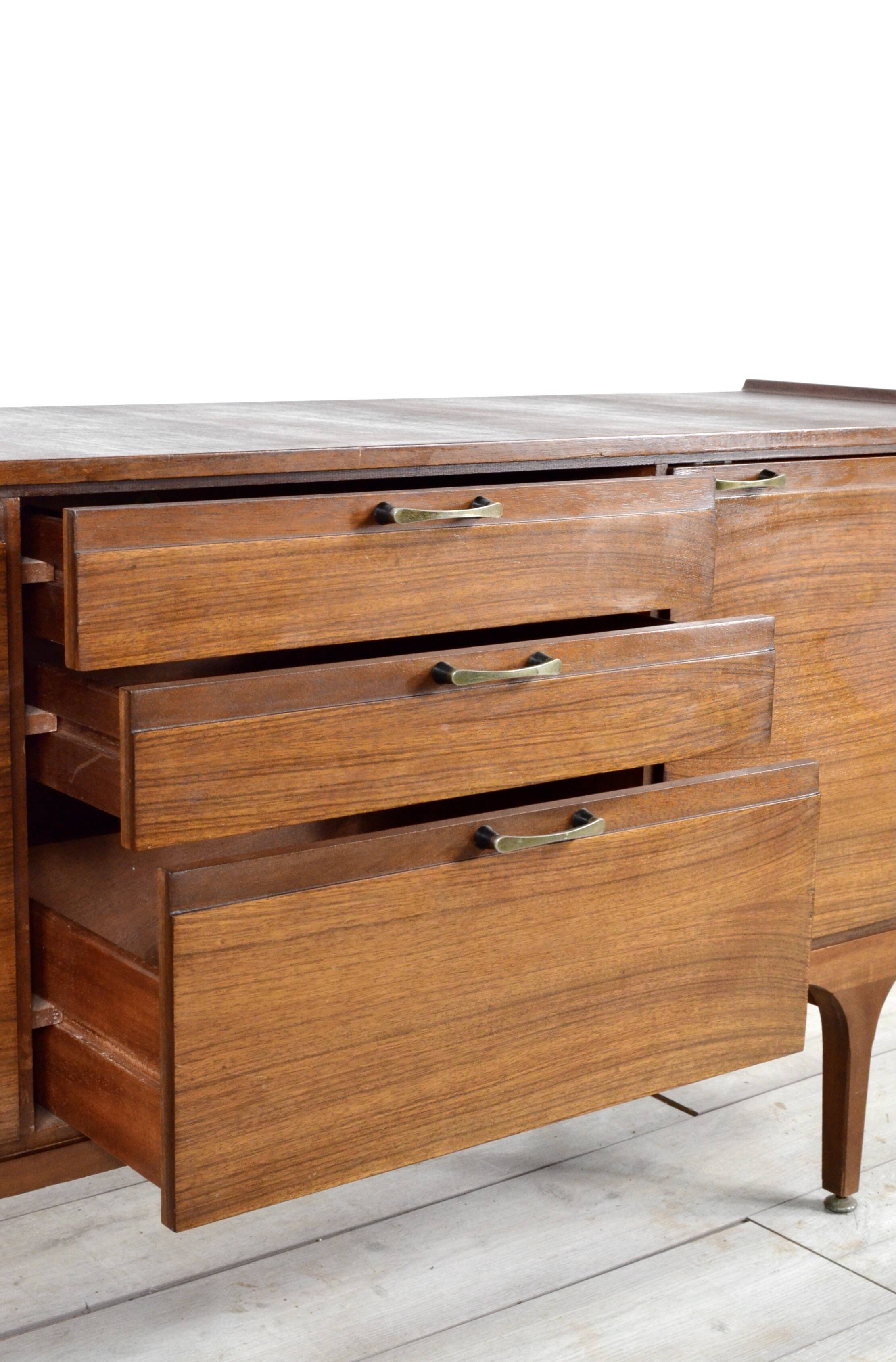 Midcentury 'Meredew' Teak Sideboard / Dresser. Stylish Vintage Modern / Retro / Danish Style / Scand