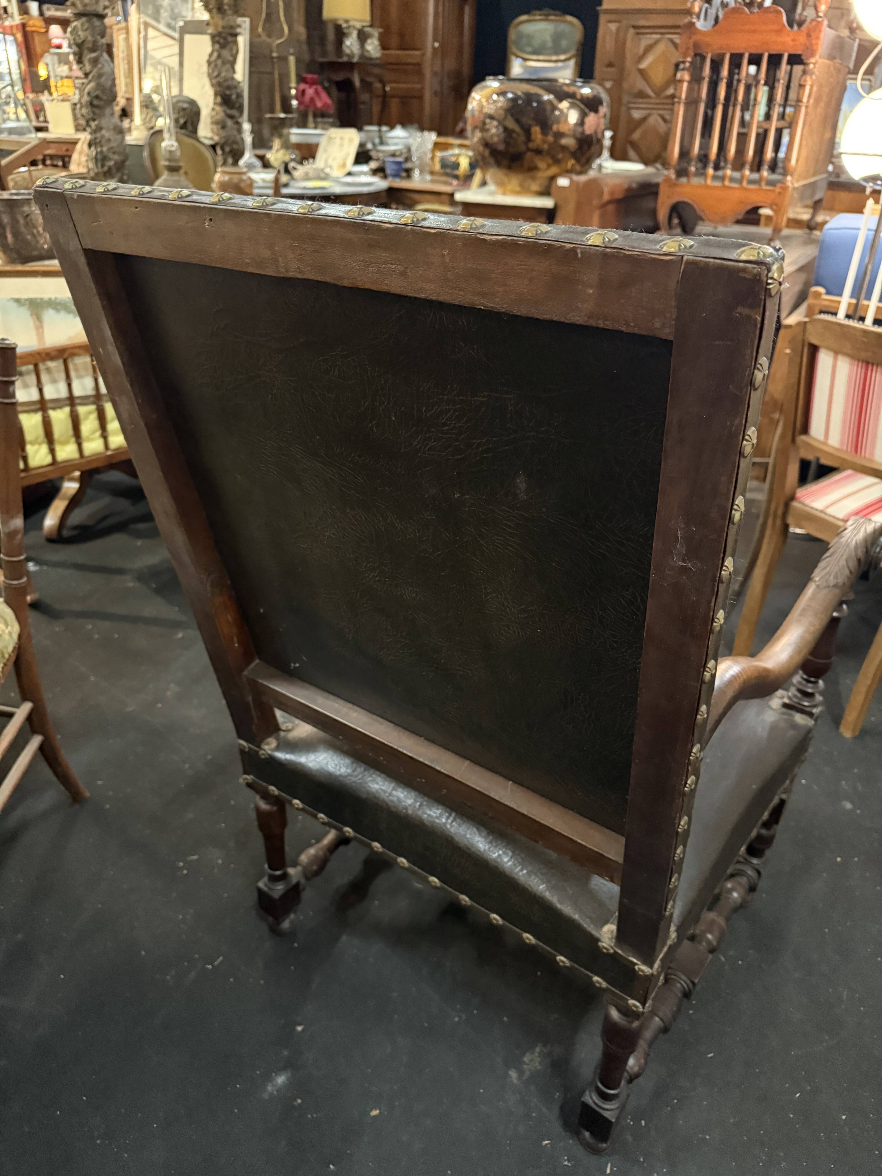 Pair of Louis XIII armchairs