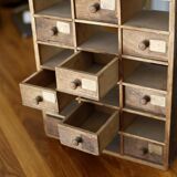 Small loom cabinet with drawer