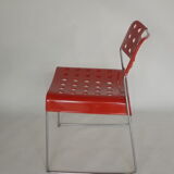 4 chaises "omstak" de Rodney Kinsmann par Bieffeplast, Italie, 1970