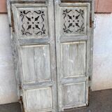 Pair of fir shutters