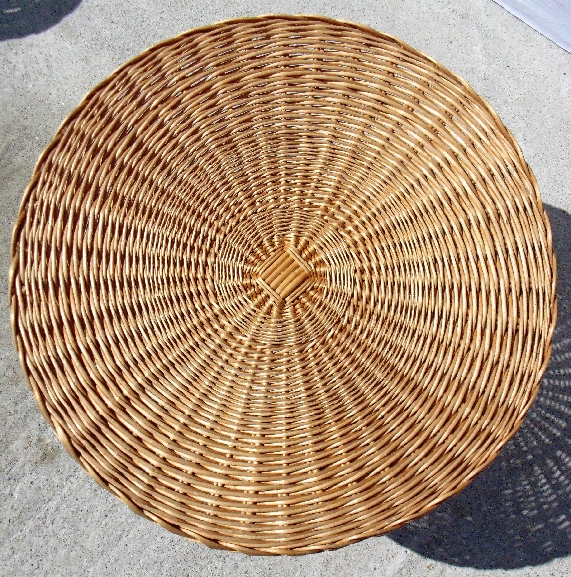 Wicker and rattan garden furniture 1960