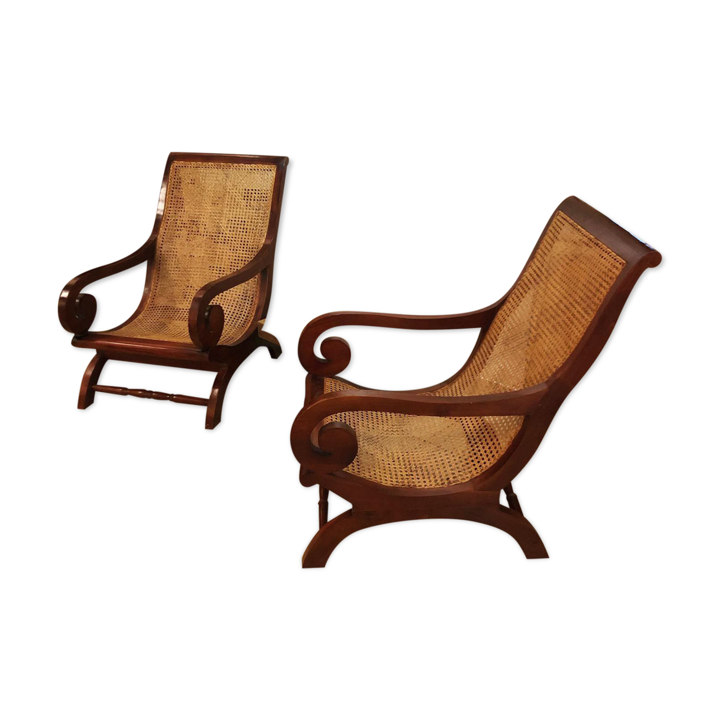 Pair of planter's chairs