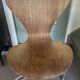 Arne Jacobsen 3117 work chair, rare first edition, by Fritz Hansen, 1960.