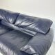 Canapé en cuir Maralunga 2 places vintage des années 1980 par Vico Magistretti pour Cassina