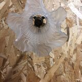 Tulip wall lamp sandblasted glass