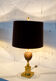 PAIR OF GILDED METAL LAMPS  70'