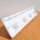 Antique wall hook in white ceramic 4p