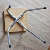 Formica extension table set, 2 chairs and 2 stools