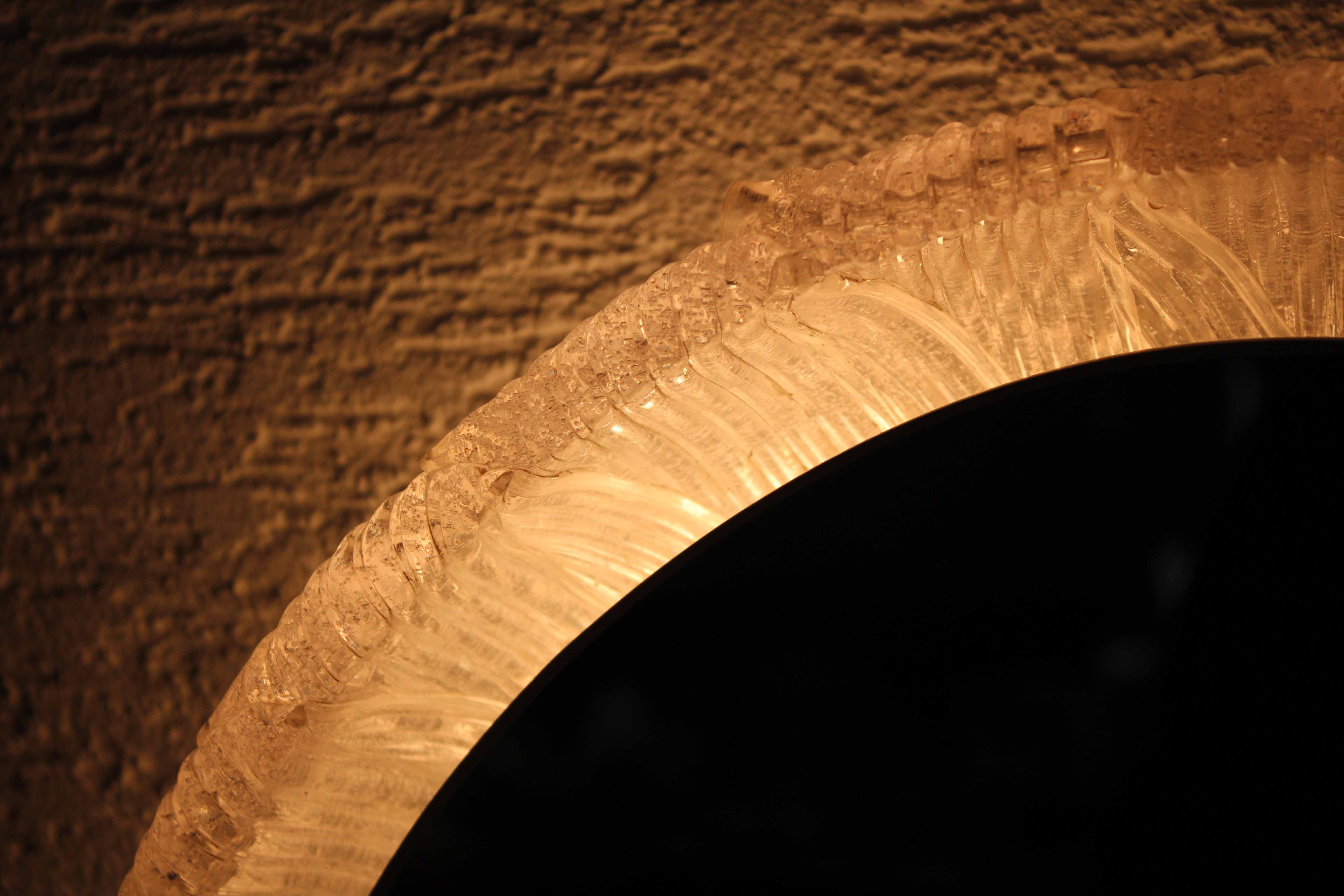 Vintage illuminated mirror, 87x57 cm