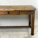 Solid wood farm table