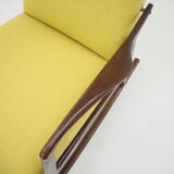 1960s Stylish Beech Rocking Chair,Czechoslovakia