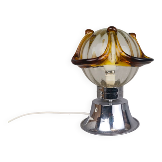 Lampe de table du milieu du siècle en verre de Murano