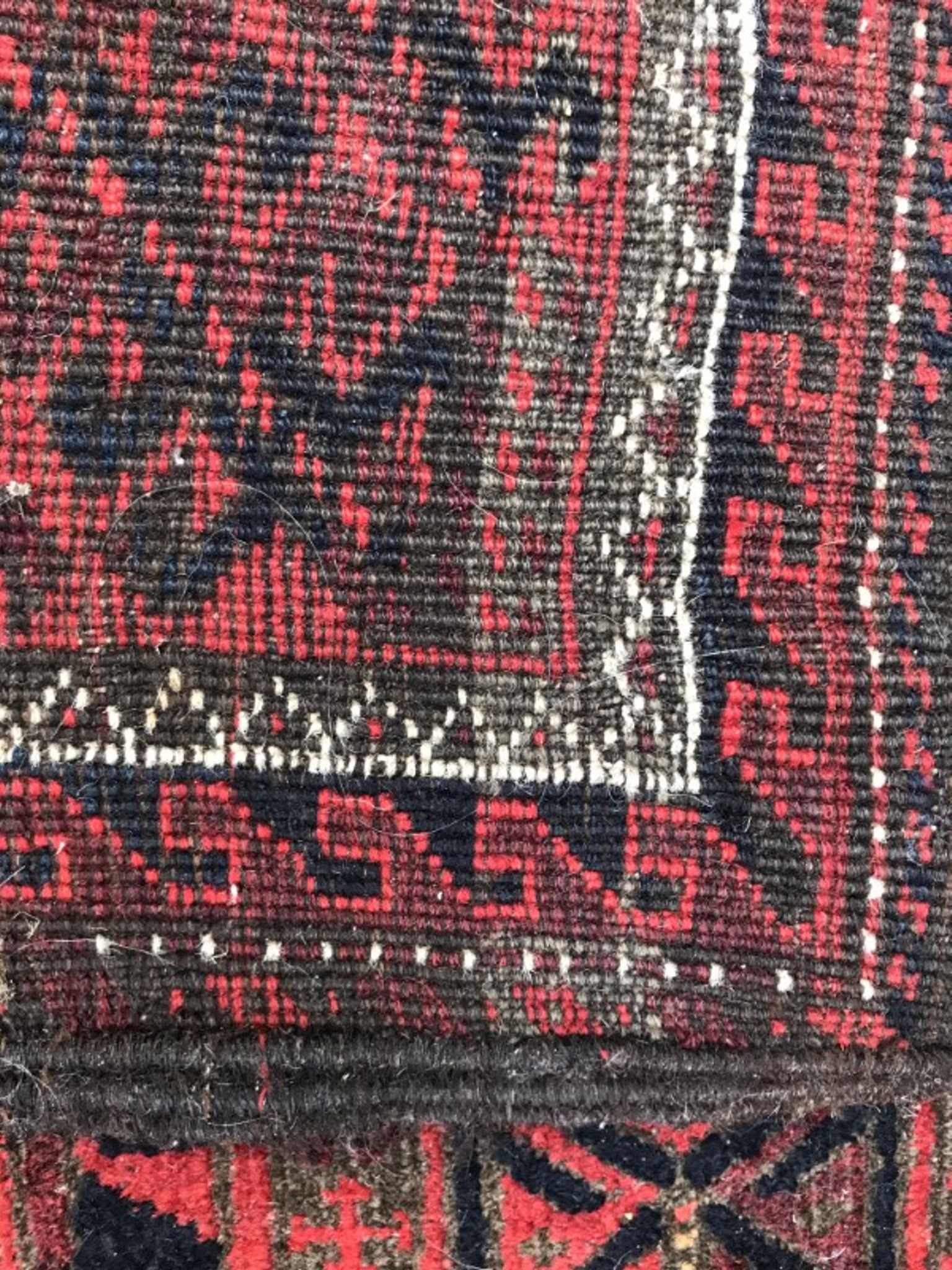 Carpet former Turkmen Belutch done Afghan hand 94 X 184 CM