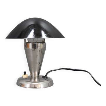 Lampe de table Bauhaus des années 1930 avec abat-jour réglable, Tchécoslovaquie