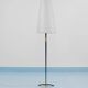 Lampe sur pied en laiton MidCentury de Rupert Nikoll, interrupteur manuel Carl Aubock, Autriche, 1950