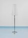 Mid-Century brass floor lamp by Rupert Nikoll, manual switch by Carl Aubock, Austria, 1950.