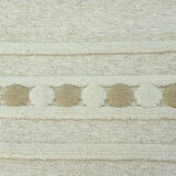 Moroccan berber carpet tunisian wool beige salmon