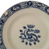 Lot Of 5 Plates François 1er Terre De Fer Model Salins D21.5 Cm