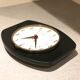 Horloge Vedette formica noir années 60