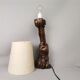 Portuguese handmade vine wood table lamp