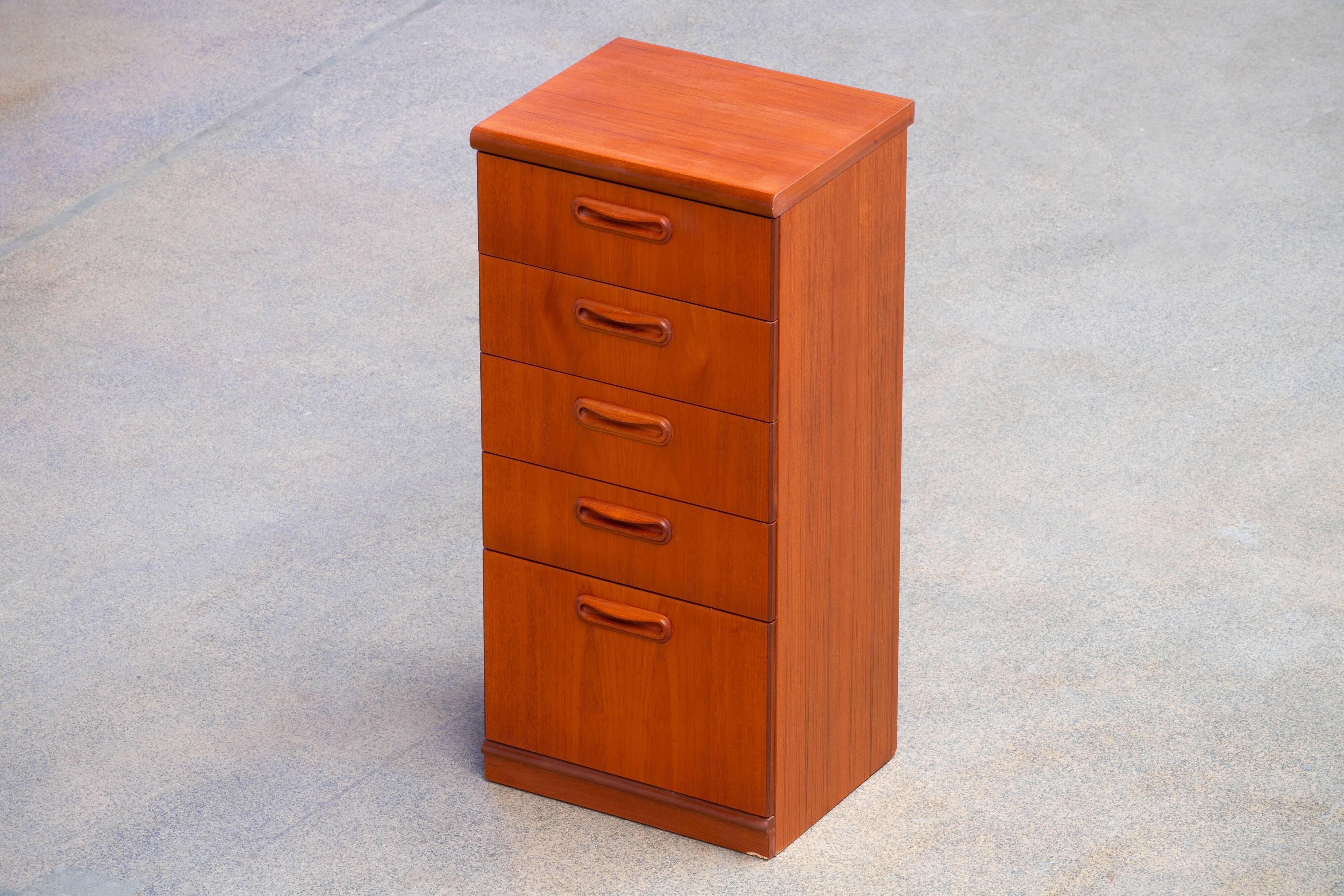 Scandinavian chest of drawers, vintage 1960