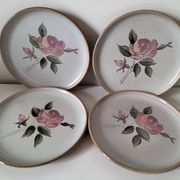 Set of 4 MBFA Pornic Rosita plates