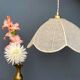 Suspension lamp vintage flower